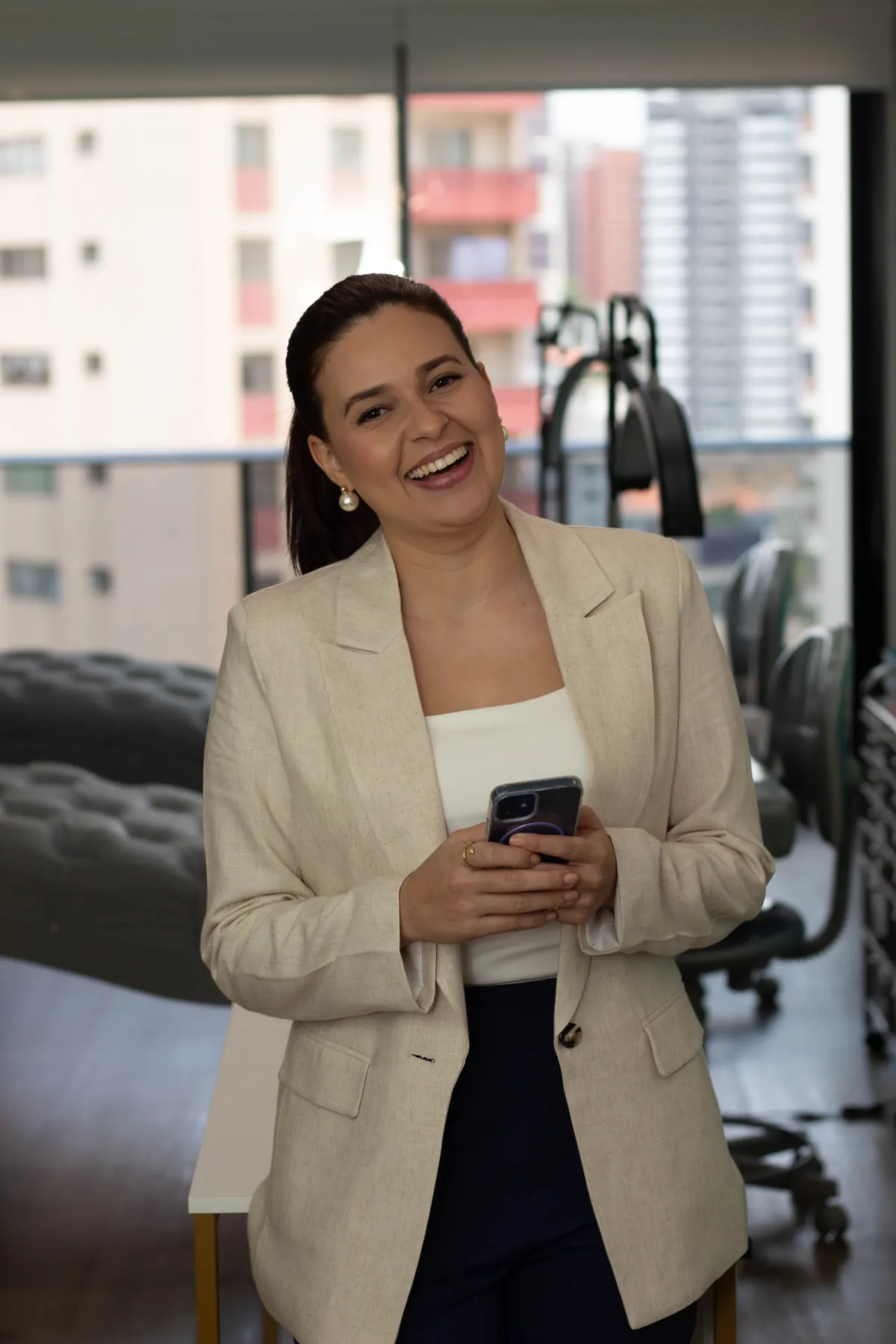 Stefanie Moura, fundadora do Studio Crystal Lashes